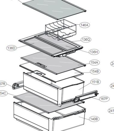 BALDA DE FRIGORIFICO – AHT74393801