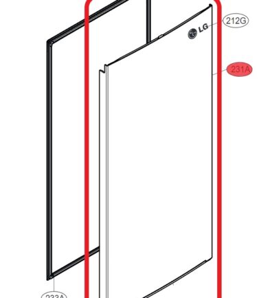 PUERTA DE REFRIGERADOR ADD75816495