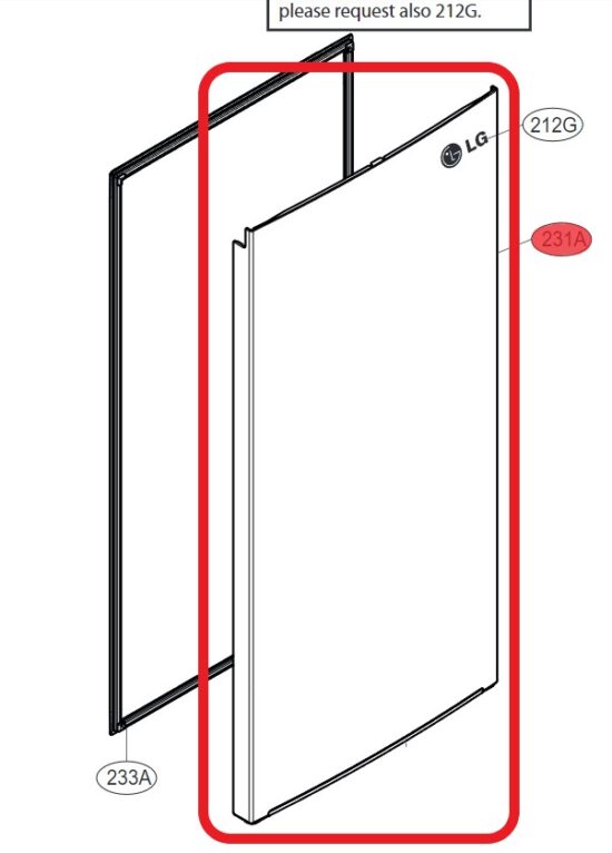 PUERTA DE REFRIGERADOR ADD75816495