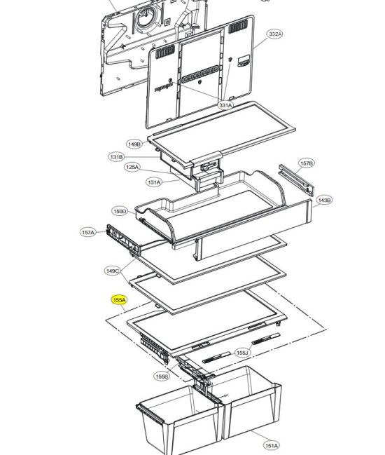 BALDA PARA FRIGORIFICO ACQ85641706