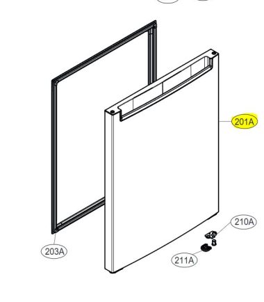 PUERTA DE CONGELADOR ADD76449517