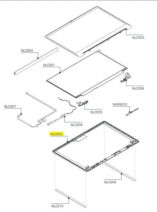 TAPA FRONTAL PORTATIL ABQ30008101
