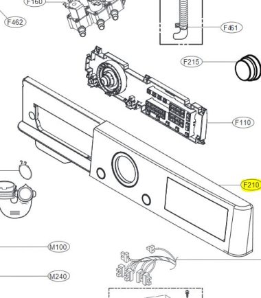 PANEL FRONTAL BOTONERA AGL30044492
