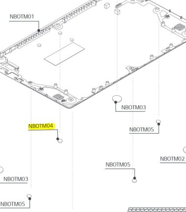PIE PARA BASE DE PORTATIL MDP64186902