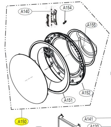 PUERTA COMPLETA ADC74745517