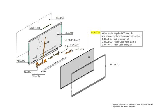 PANEL LCD EAJ65781101