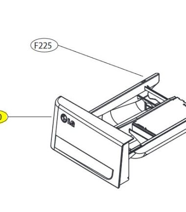FRONTAL DEL CAJÓN DE JABÓN AGL30187818