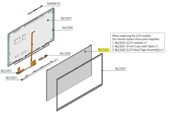 PANTALLA LCD DE PORTATIL EAJ65936601