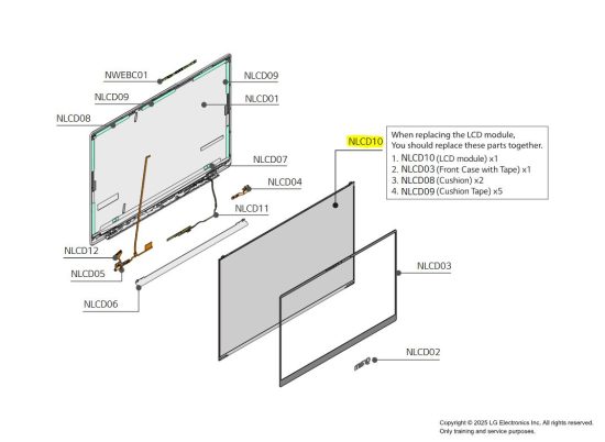 PANTALLA LCD PARA PORTATIL EAJ65893801
