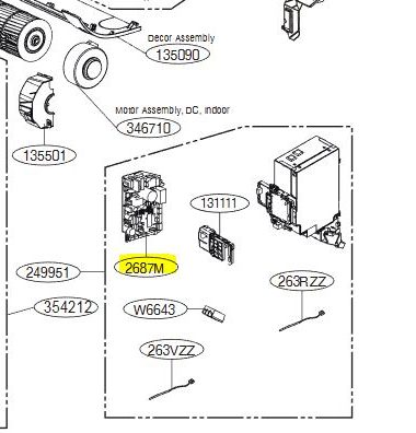 PLACA MAIN INDOOR EBR88078916