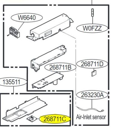 PCB COMUNICACION INDOOR EBR83841803