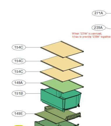 CAJÓN INFERIOR DEL FRIGORÍFICO COV30703301