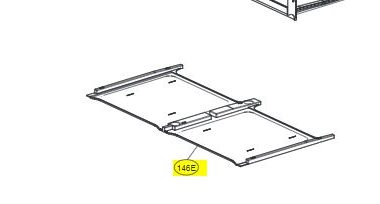 SOPORTE INFERIOR DE LOS CAJONES MJH63036601